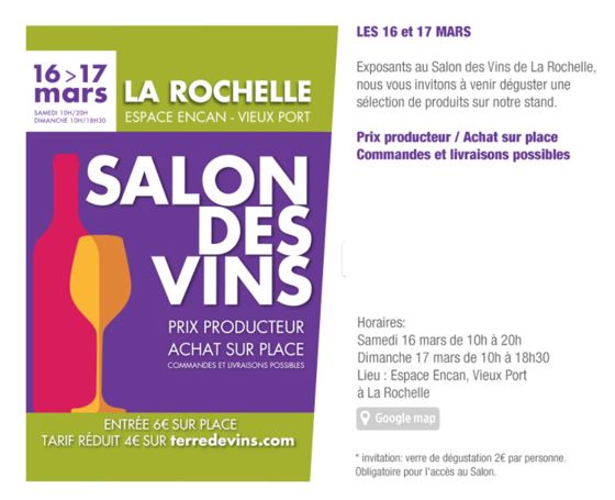 Salon Terre de Vins – la Rochelle